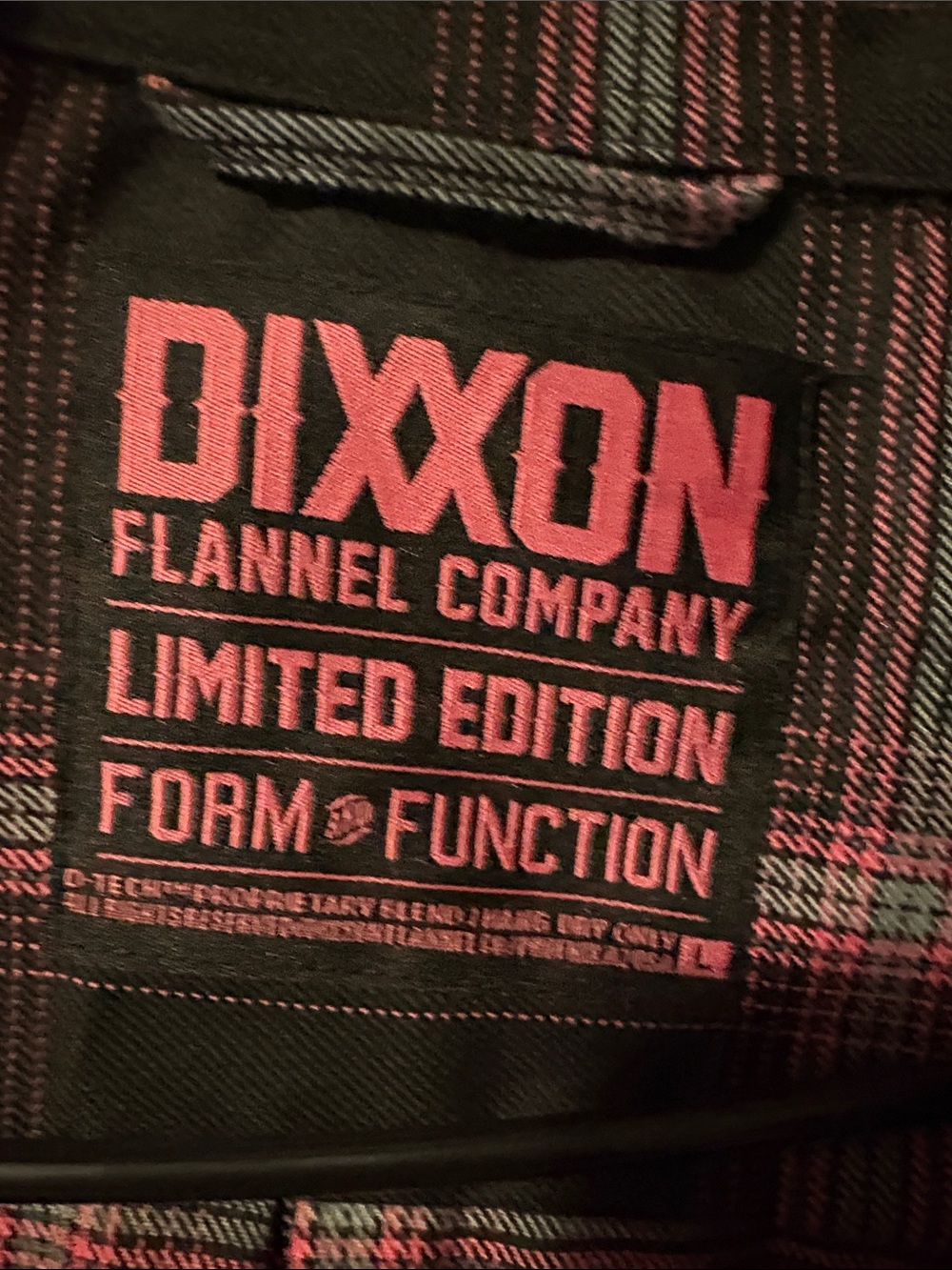 Dixxon Black & Pink Plaid Men's Button-Up Shirt - Picture 2 of 4